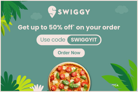 Upto 50% Off on Food Orders (Select Restaurants)